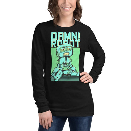 damn-robot-langarmshirt-langarmshirt-jlr-design-1 - JLR Design