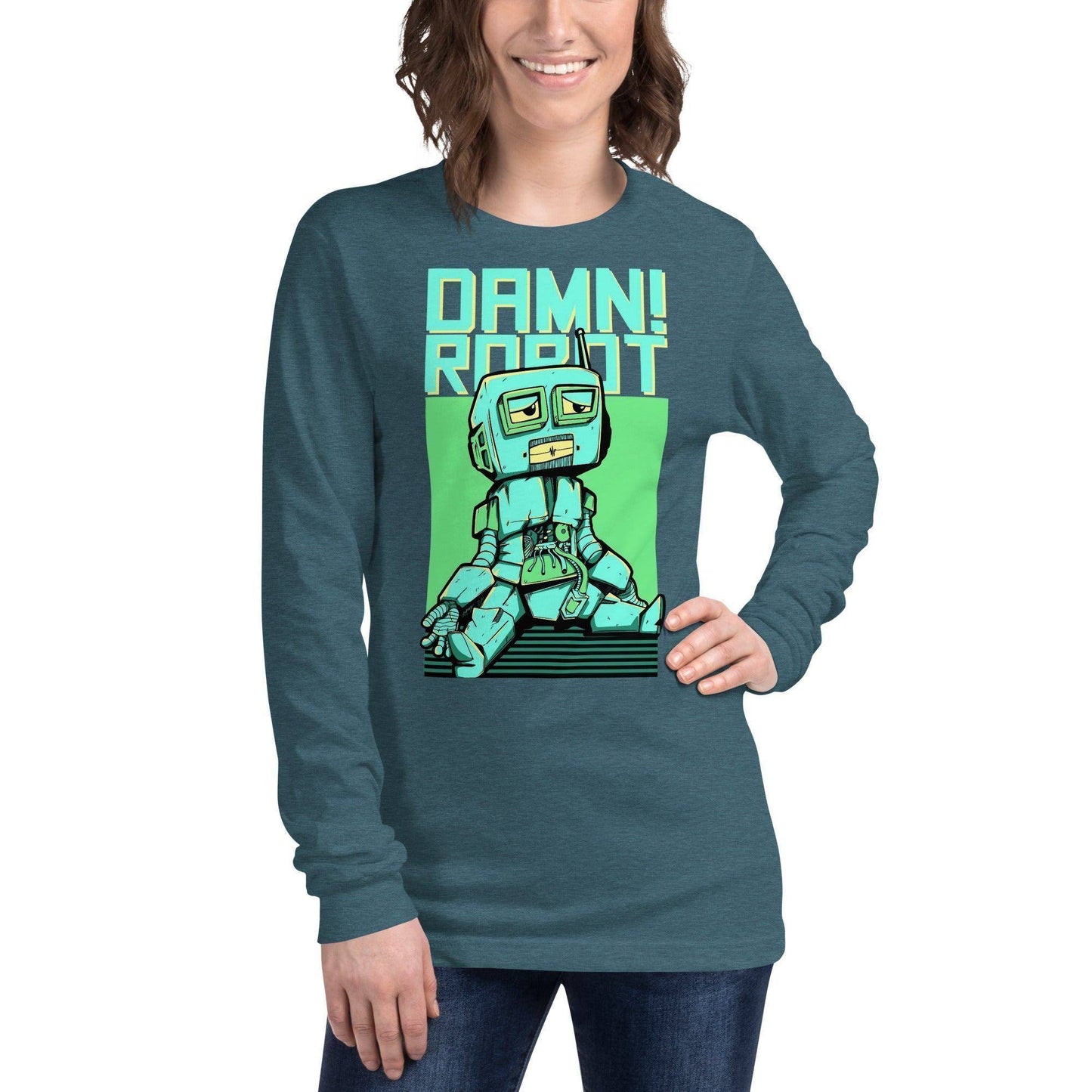 damn-robot-langarmshirt-langarmshirt-jlr-design-12 - JLR Design