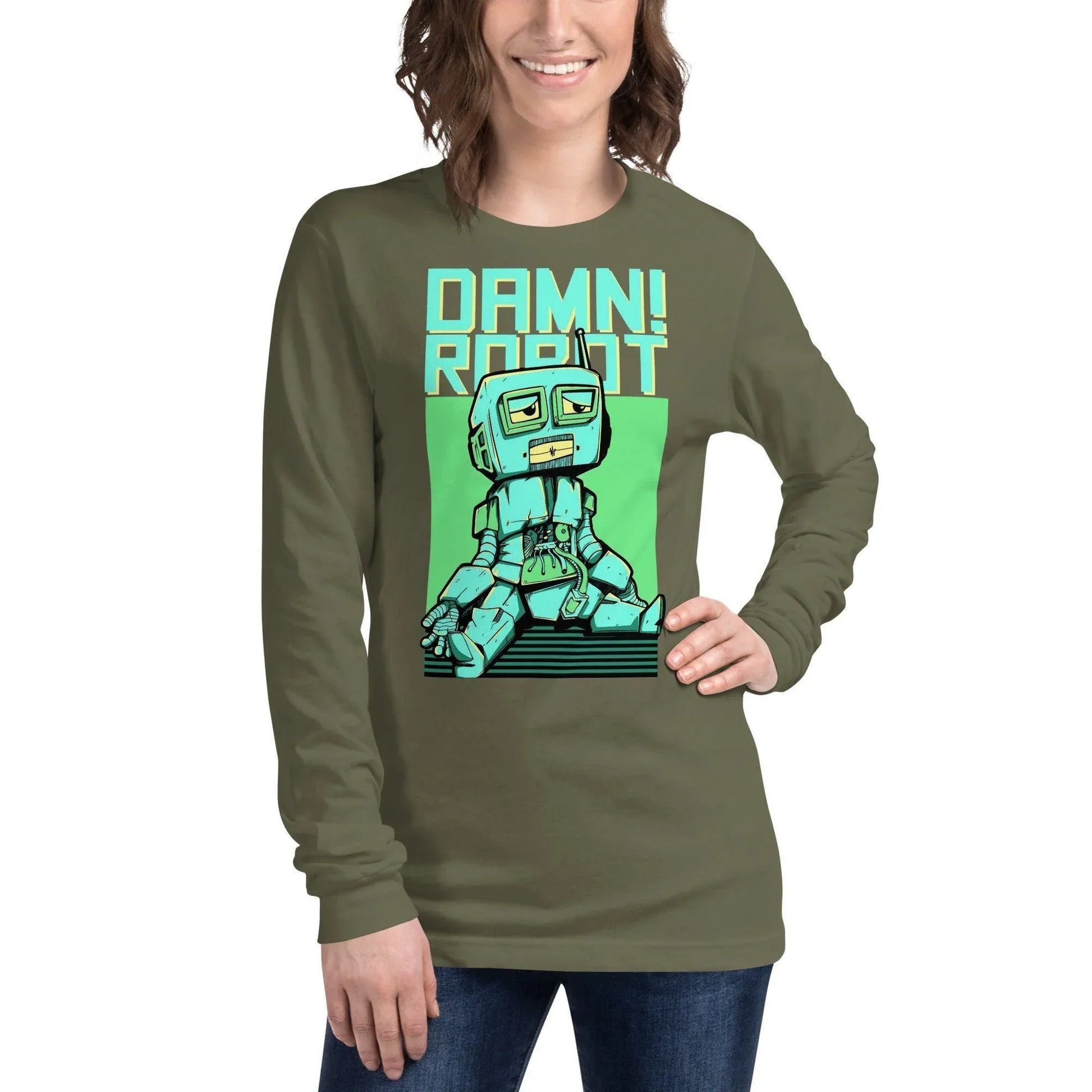 damn-robot-langarmshirt-langarmshirt-jlr-design-13 - JLR Design
