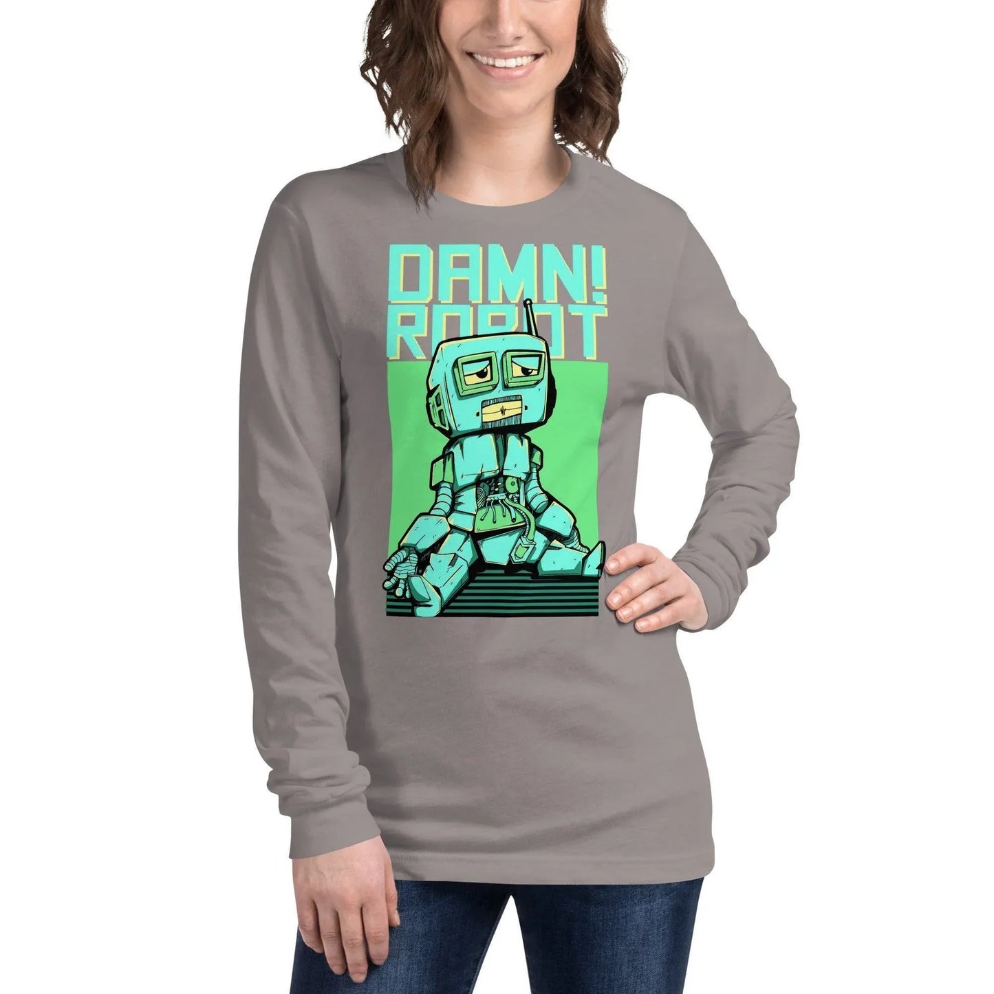 damn-robot-langarmshirt-langarmshirt-jlr-design-14 - JLR Design