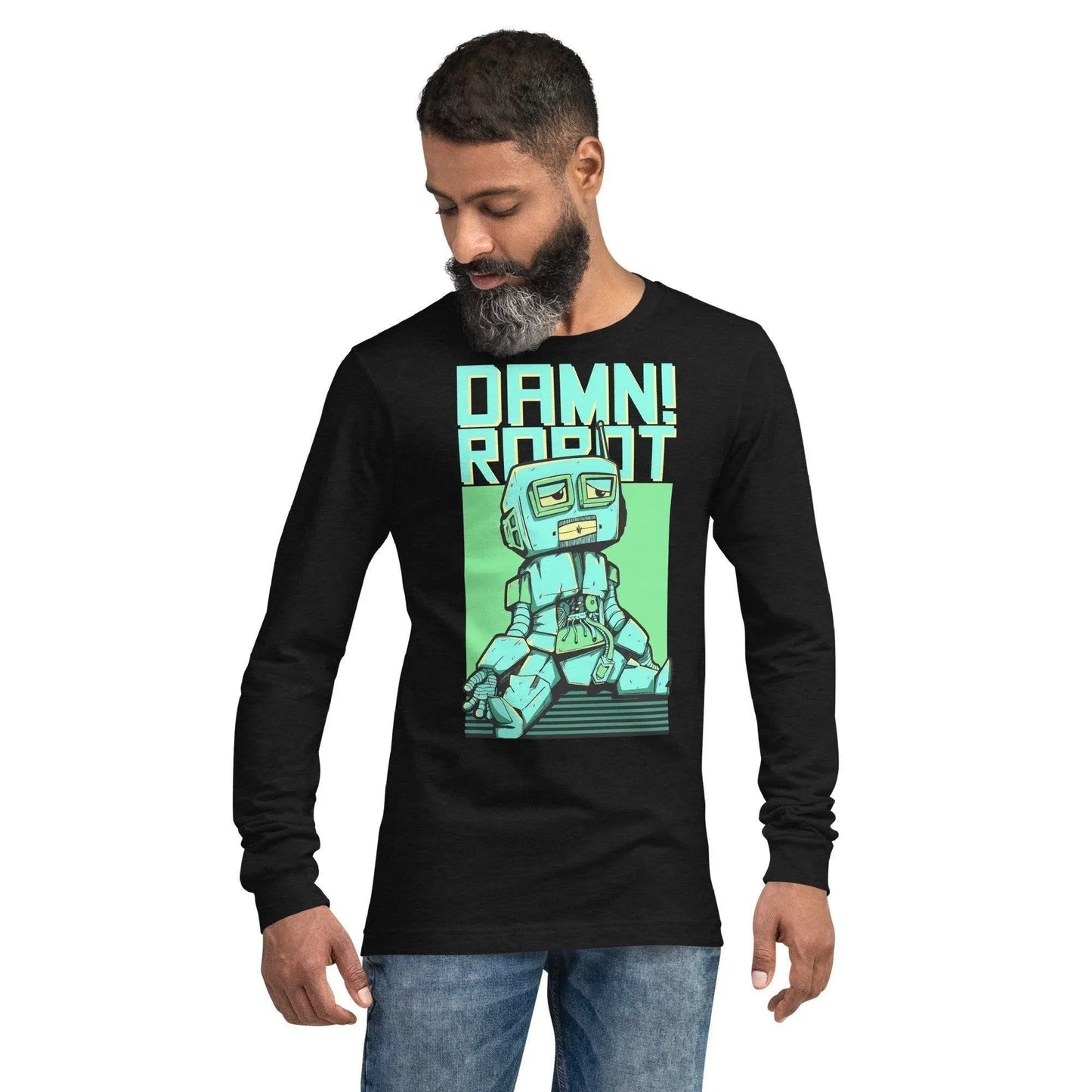 damn-robot-langarmshirt-langarmshirt-jlr-design-2 - JLR Design