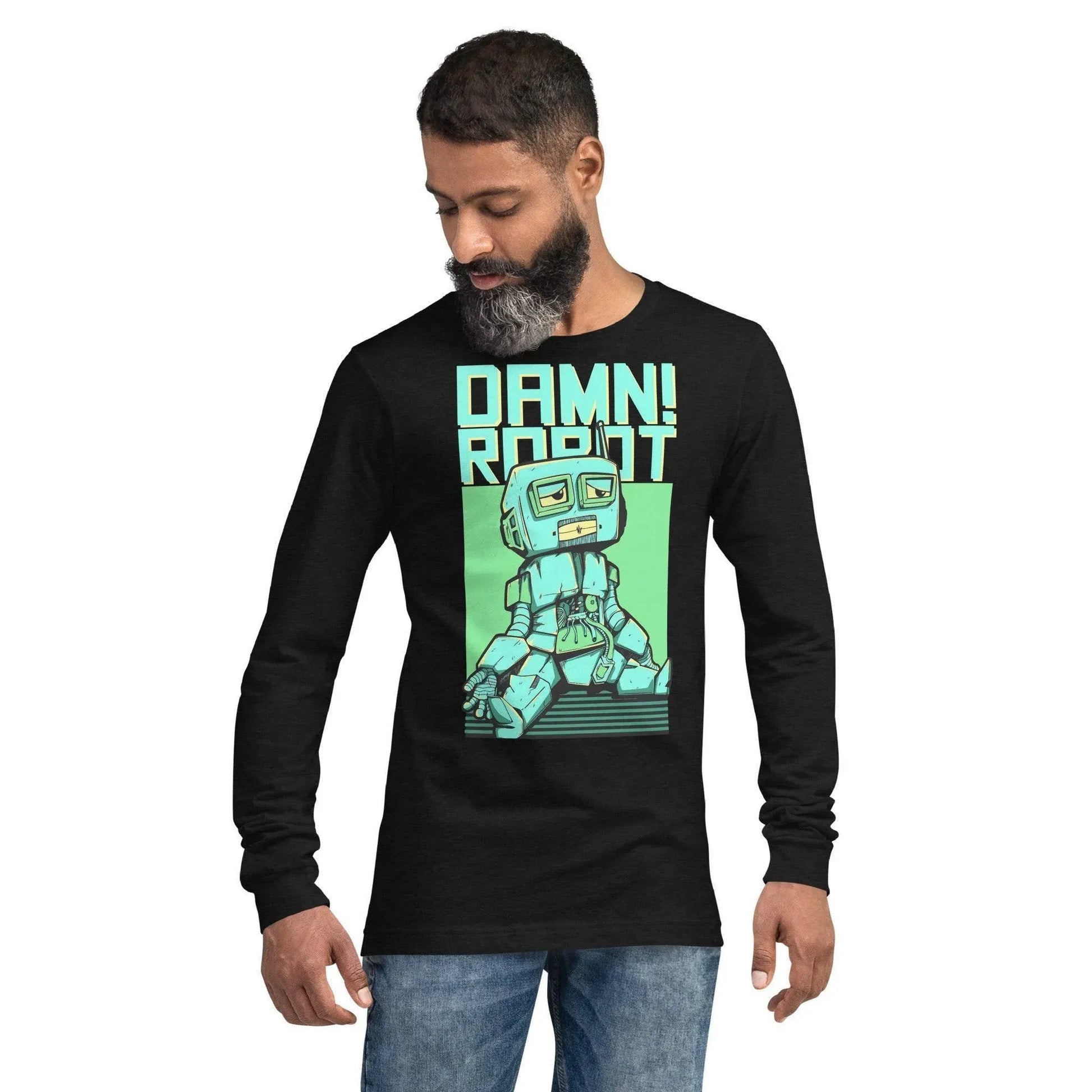 damn-robot-langarmshirt-langarmshirt-jlr-design-2 - JLR Design