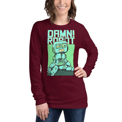 damn-robot-langarmshirt-langarmshirt-jlr-design-6 - JLR Design