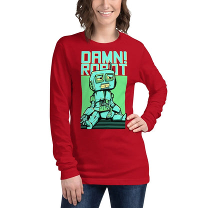 damn-robot-langarmshirt-langarmshirt-jlr-design-7 - JLR Design