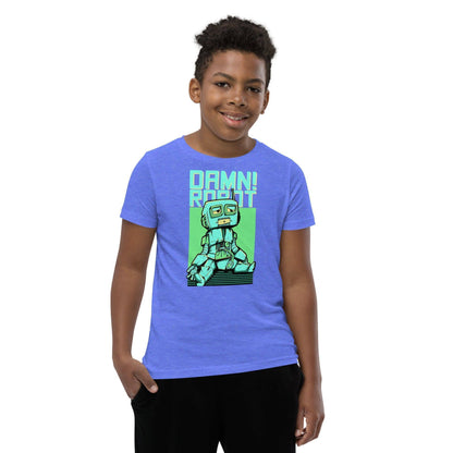 damn-robot-t-shirt-fur-jugendliche-t-shirt-jlr-design-14650 - JLR Design