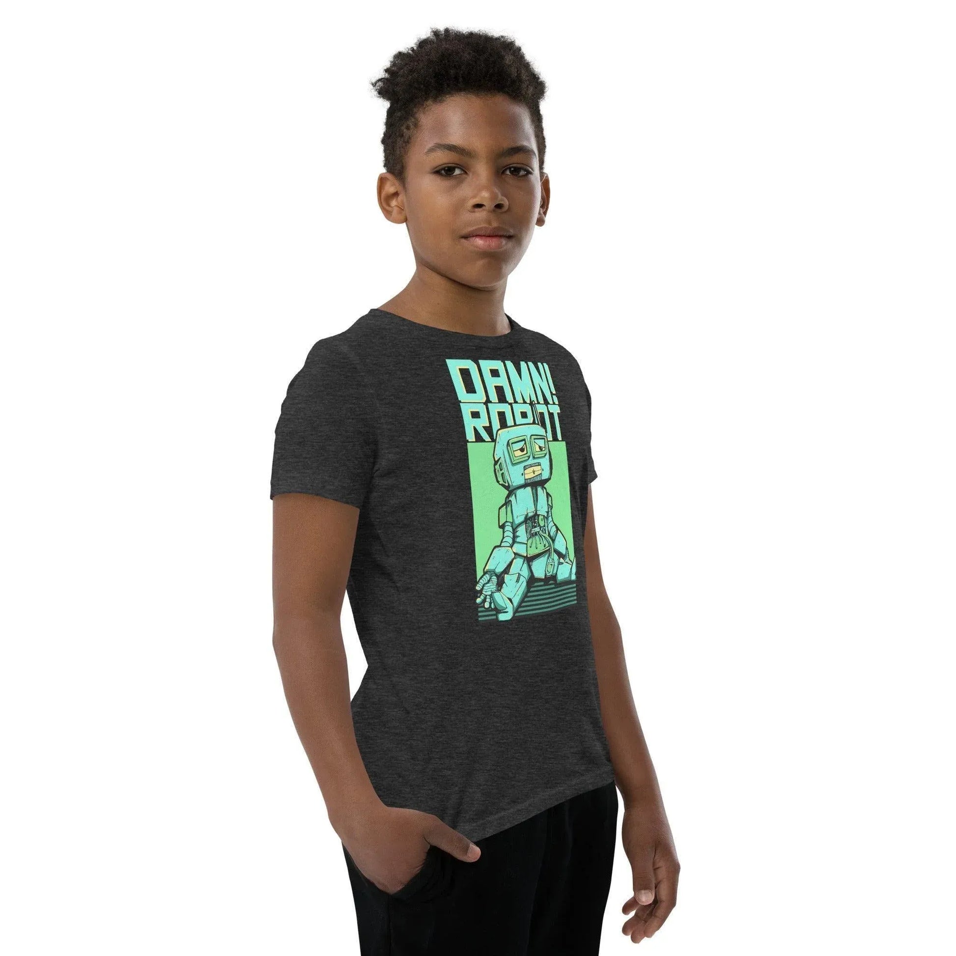 damn-robot-t-shirt-fur-jugendliche-t-shirt-jlr-design-26748 - JLR Design