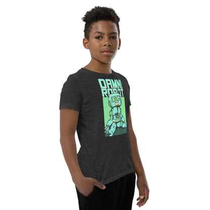 damn-robot-t-shirt-fur-jugendliche-t-shirt-jlr-design-26748 - JLR Design