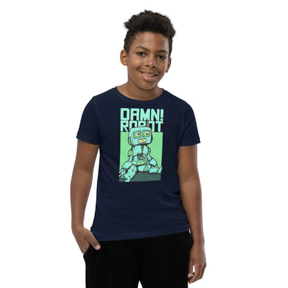 damn-robot-t-shirt-fur-jugendliche-t-shirt-jlr-design-29928 - JLR Design