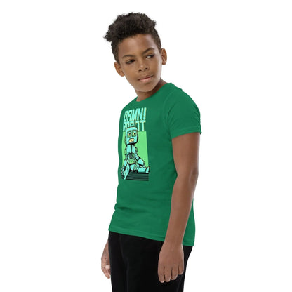 damn-robot-t-shirt-fur-jugendliche-t-shirt-jlr-design-35658 - JLR Design