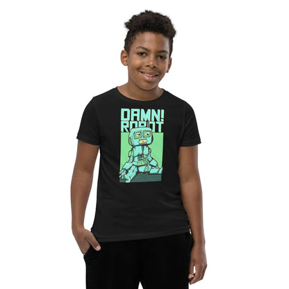 damn-robot-t-shirt-fur-jugendliche-t-shirt-jlr-design-38910 - JLR Design