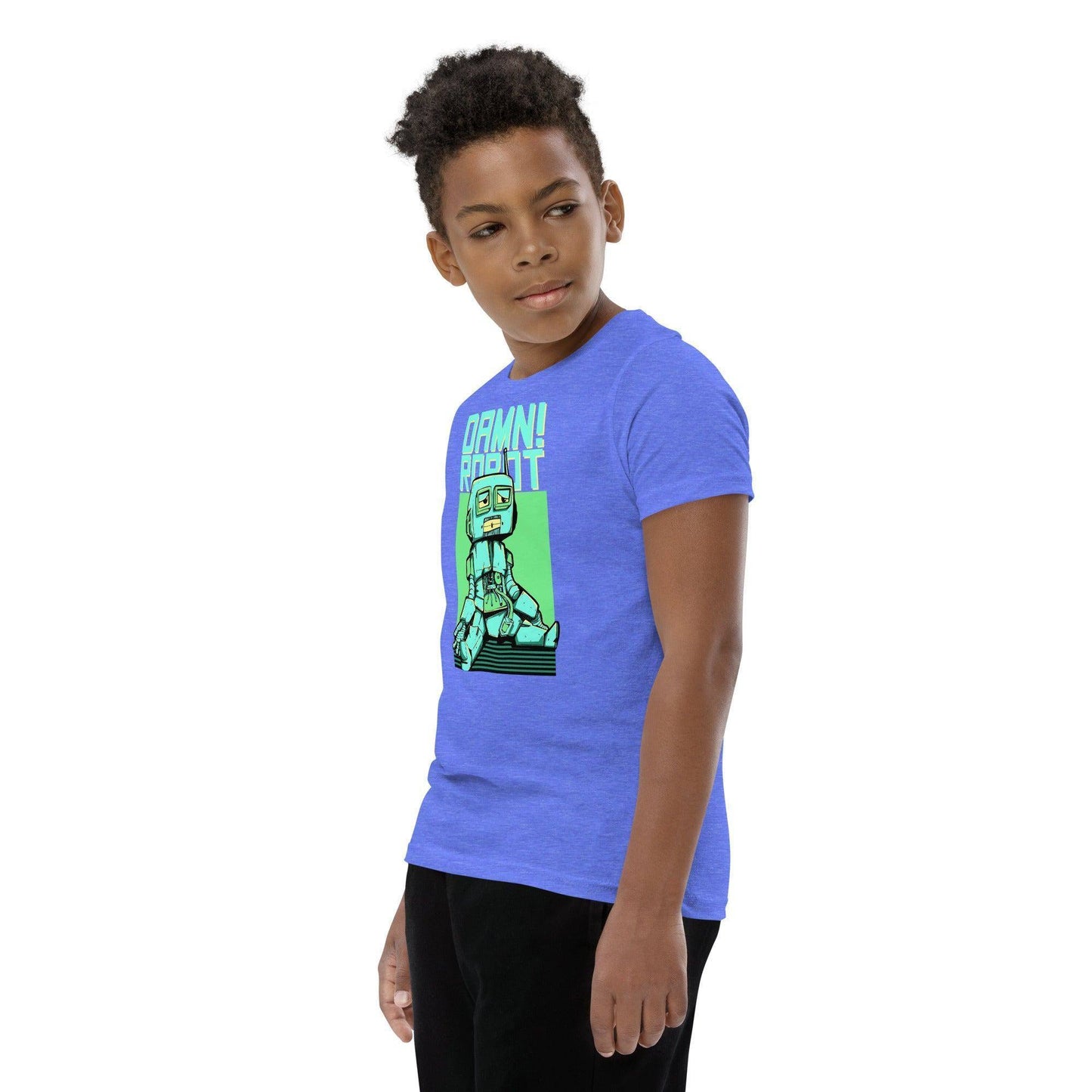 damn-robot-t-shirt-fur-jugendliche-t-shirt-jlr-design-40349 - JLR Design