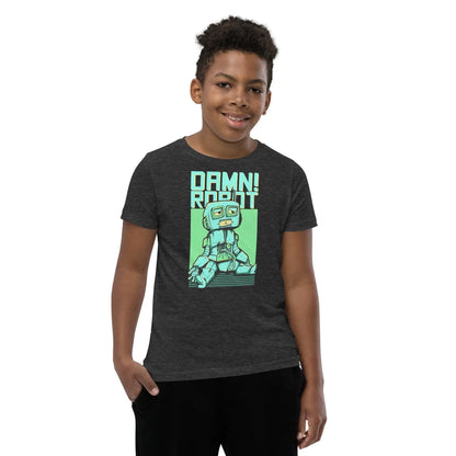 damn-robot-t-shirt-fur-jugendliche-t-shirt-jlr-design-48286 - JLR Design
