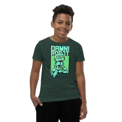 damn-robot-t-shirt-fur-jugendliche-t-shirt-jlr-design-62573 - JLR Design