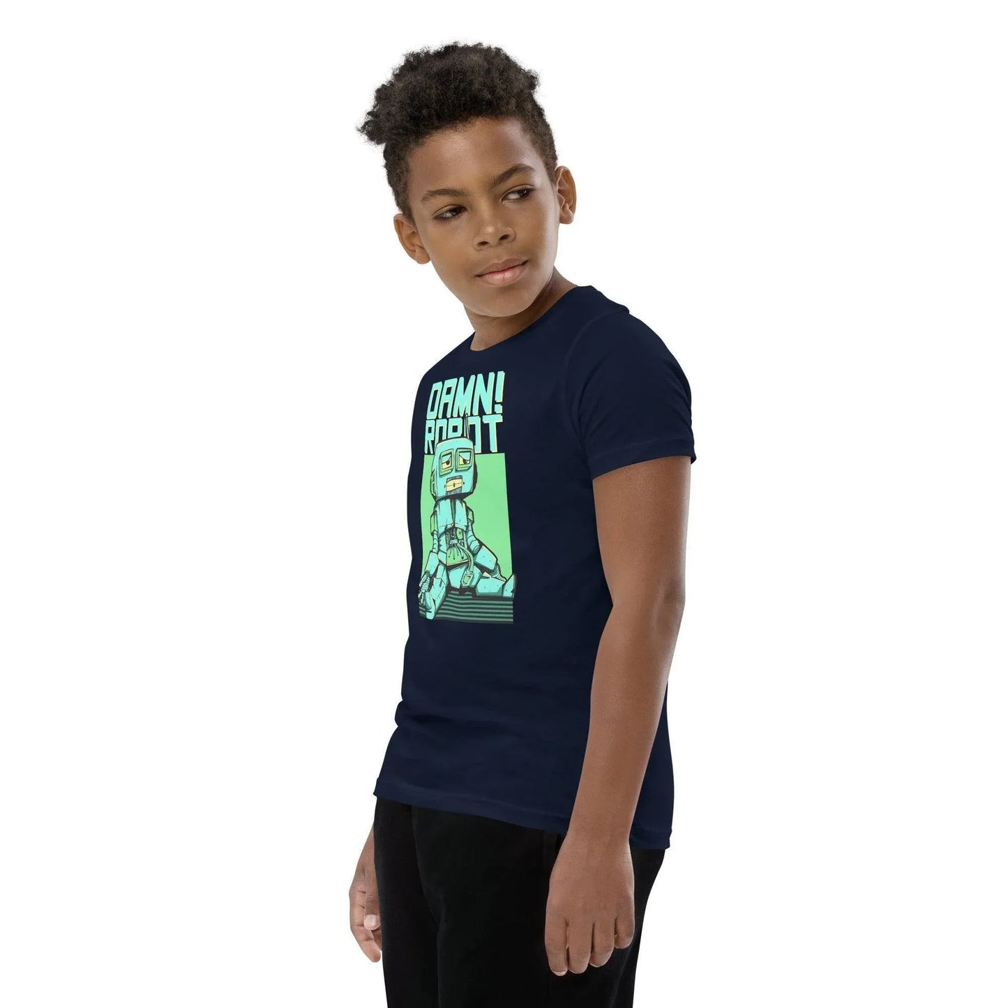 damn-robot-t-shirt-fur-jugendliche-t-shirt-jlr-design-85235 - JLR Design