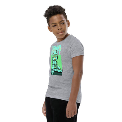 damn-robot-t-shirt-fur-jugendliche-t-shirt-jlr-design-97891 - JLR Design