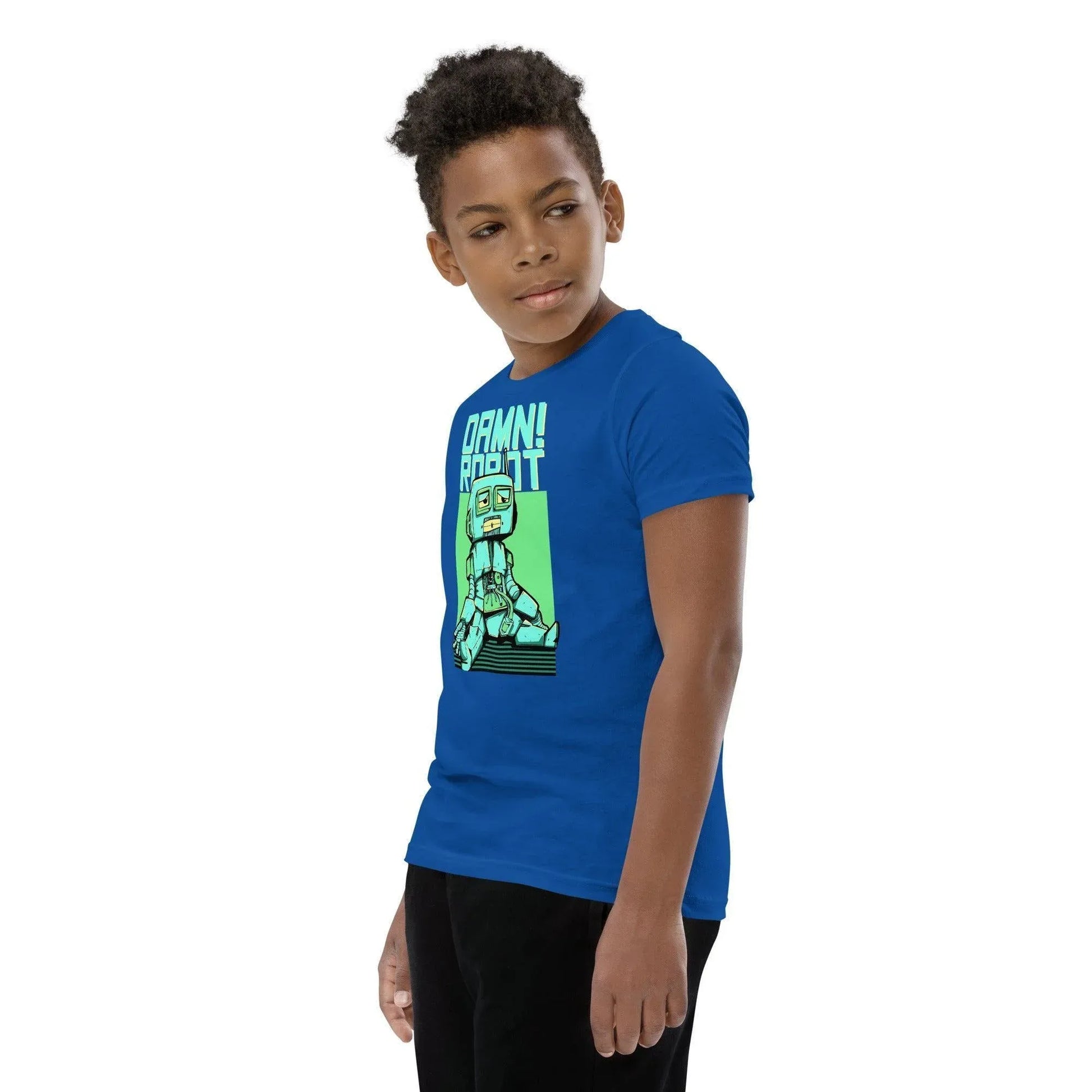 damn-robot-t-shirt-fur-jugendliche-t-shirt-jlr-design-97957 - JLR Design