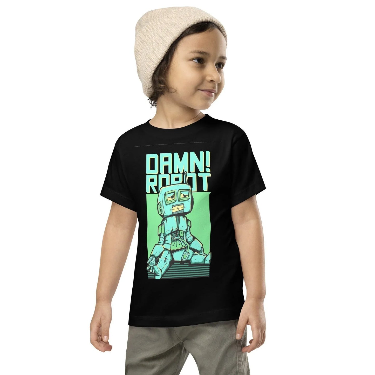 damn-robot-t-shirt-fur-kleinkinder-t-shirt-jlr-design-1 - JLR Design