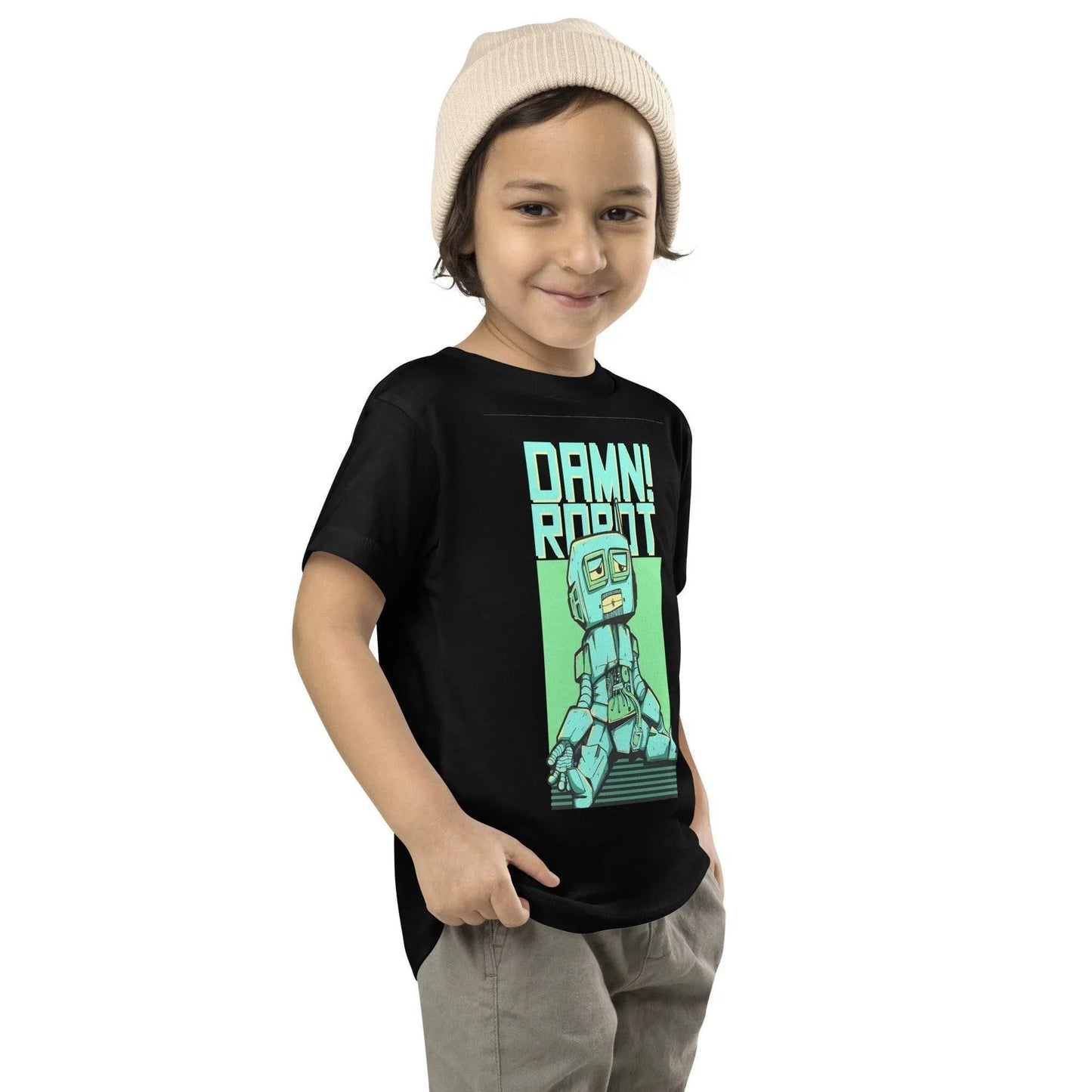 damn-robot-t-shirt-fur-kleinkinder-t-shirt-jlr-design-2 - JLR Design