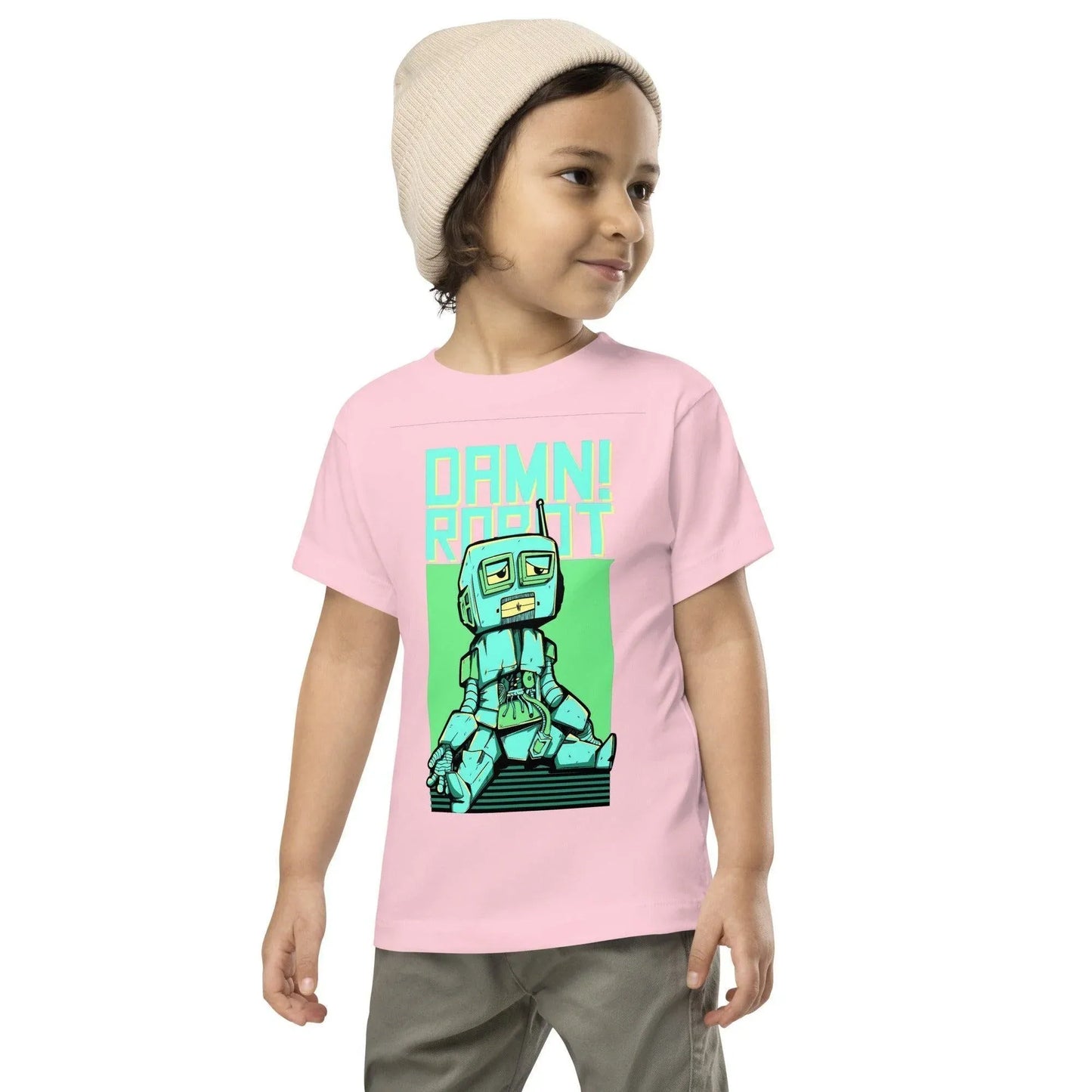damn-robot-t-shirt-fur-kleinkinder-t-shirt-jlr-design-5 - JLR Design