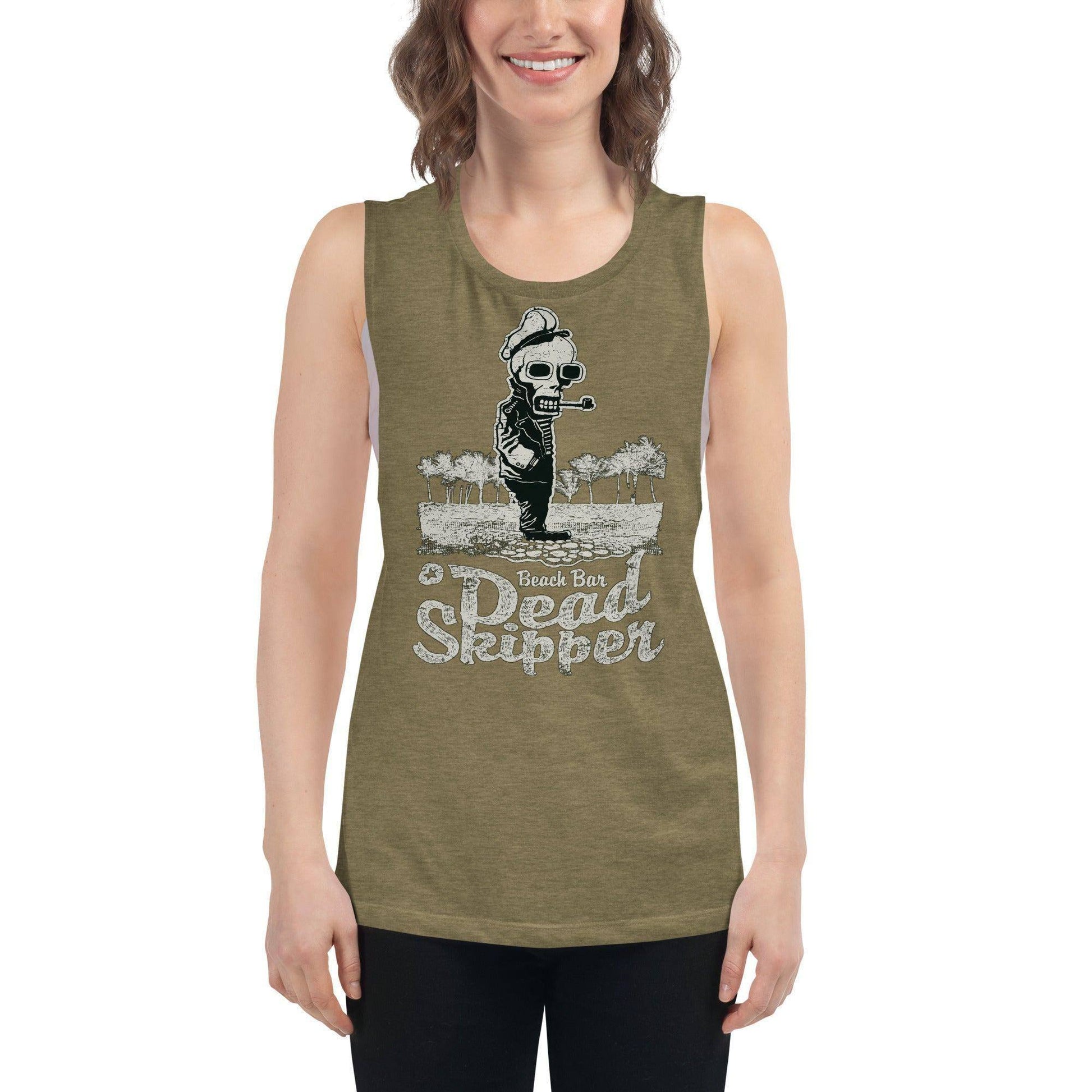 dead-skipper-damen-tank-top-tank-top-jlr-design-7 - JLR Design