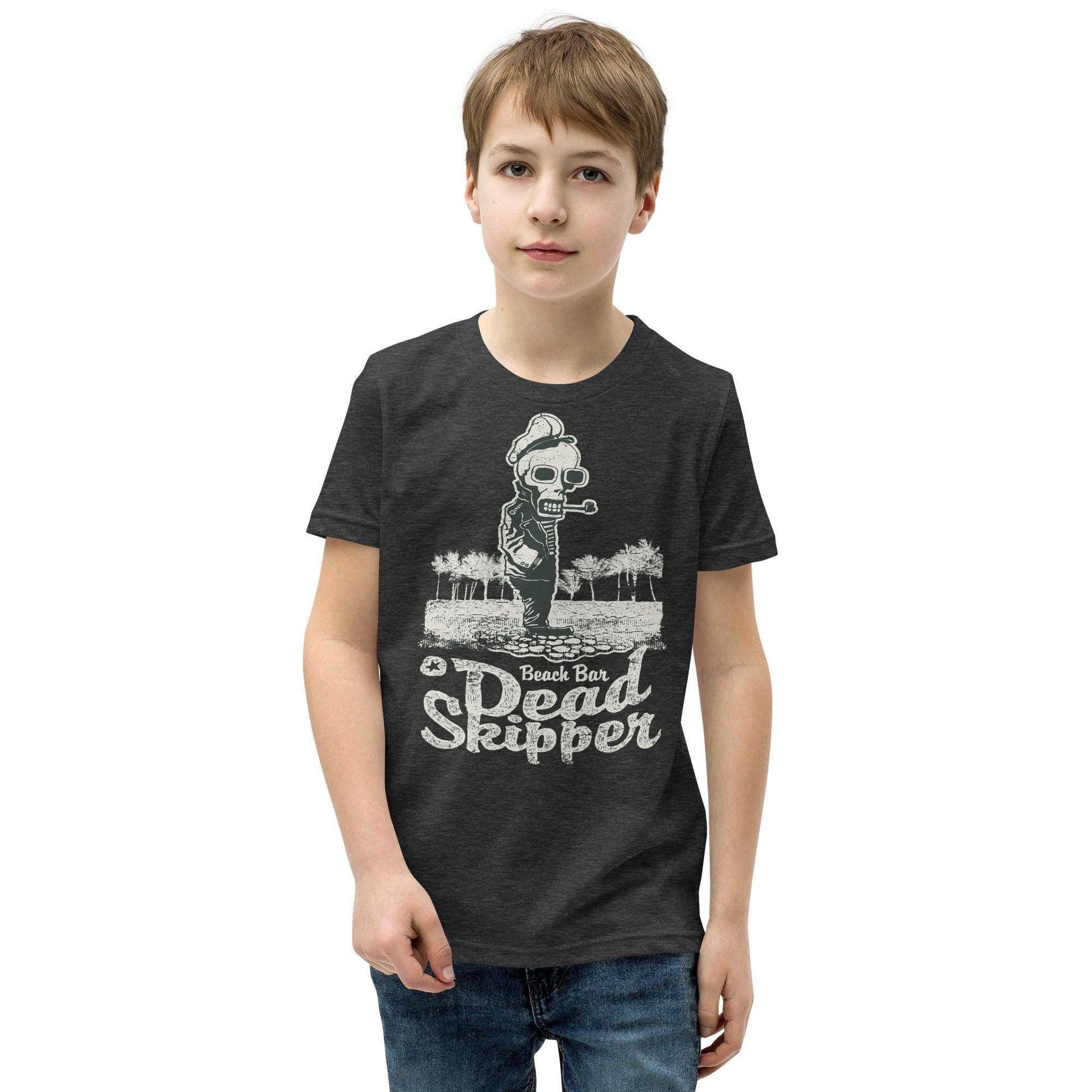 dead-skipper-t-shirt-fur-jugendliche-t-shirt-jlr-design-15665 - JLR Design