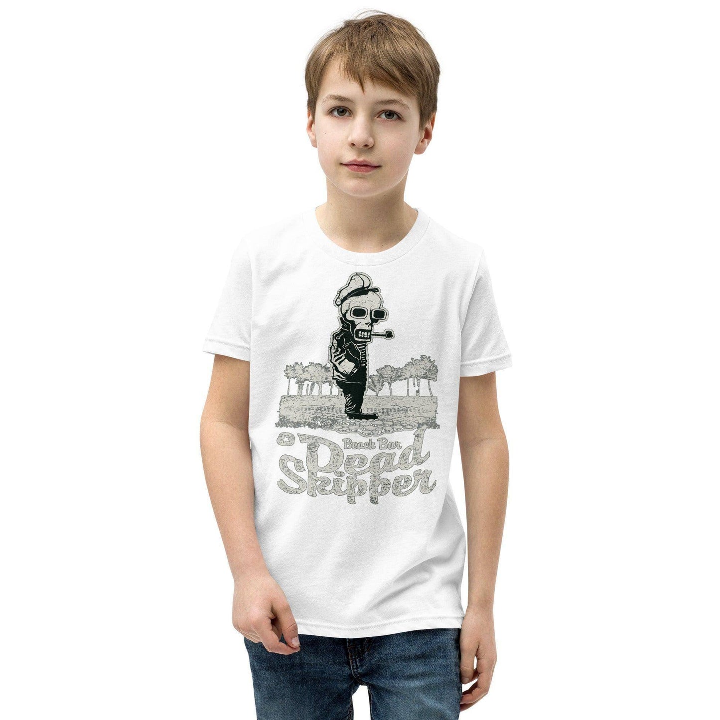 dead-skipper-t-shirt-fur-jugendliche-t-shirt-jlr-design-16293 - JLR Design