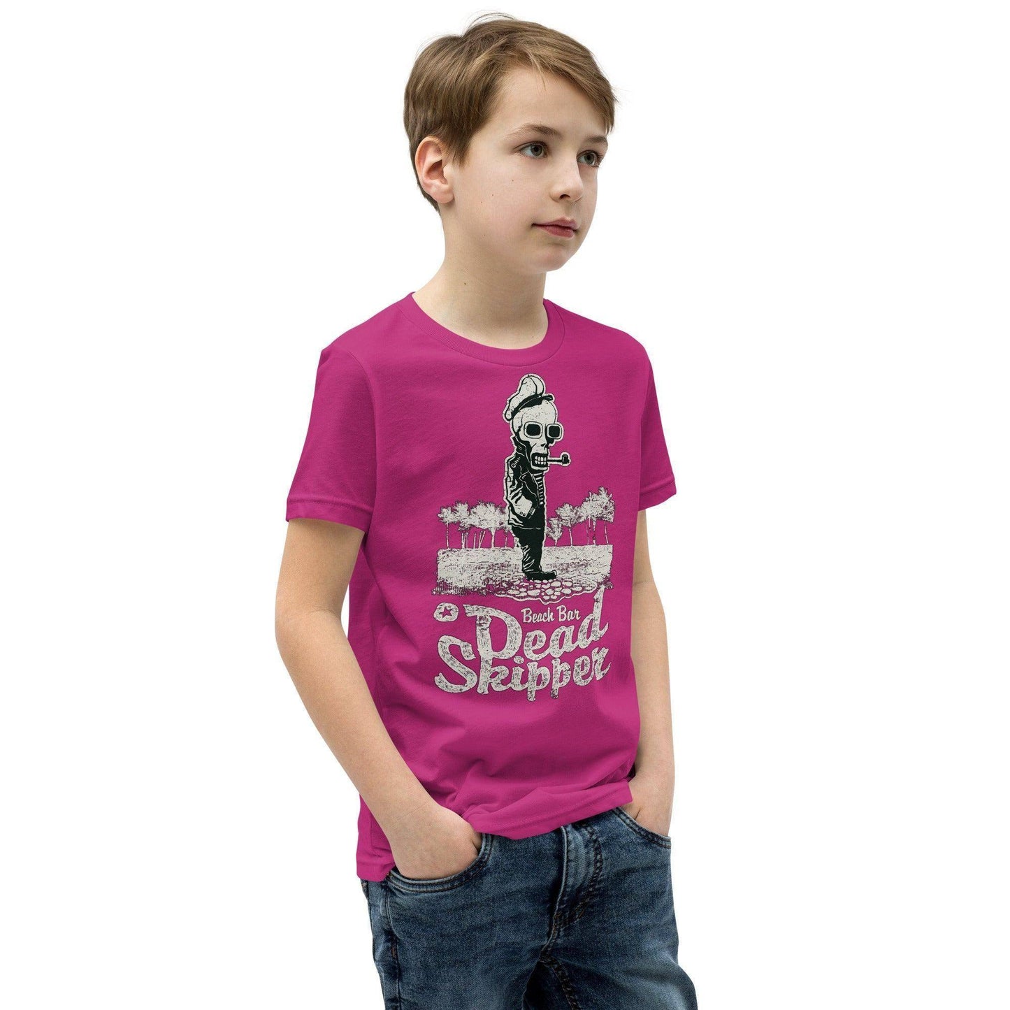 dead-skipper-t-shirt-fur-jugendliche-t-shirt-jlr-design-19144 - JLR Design