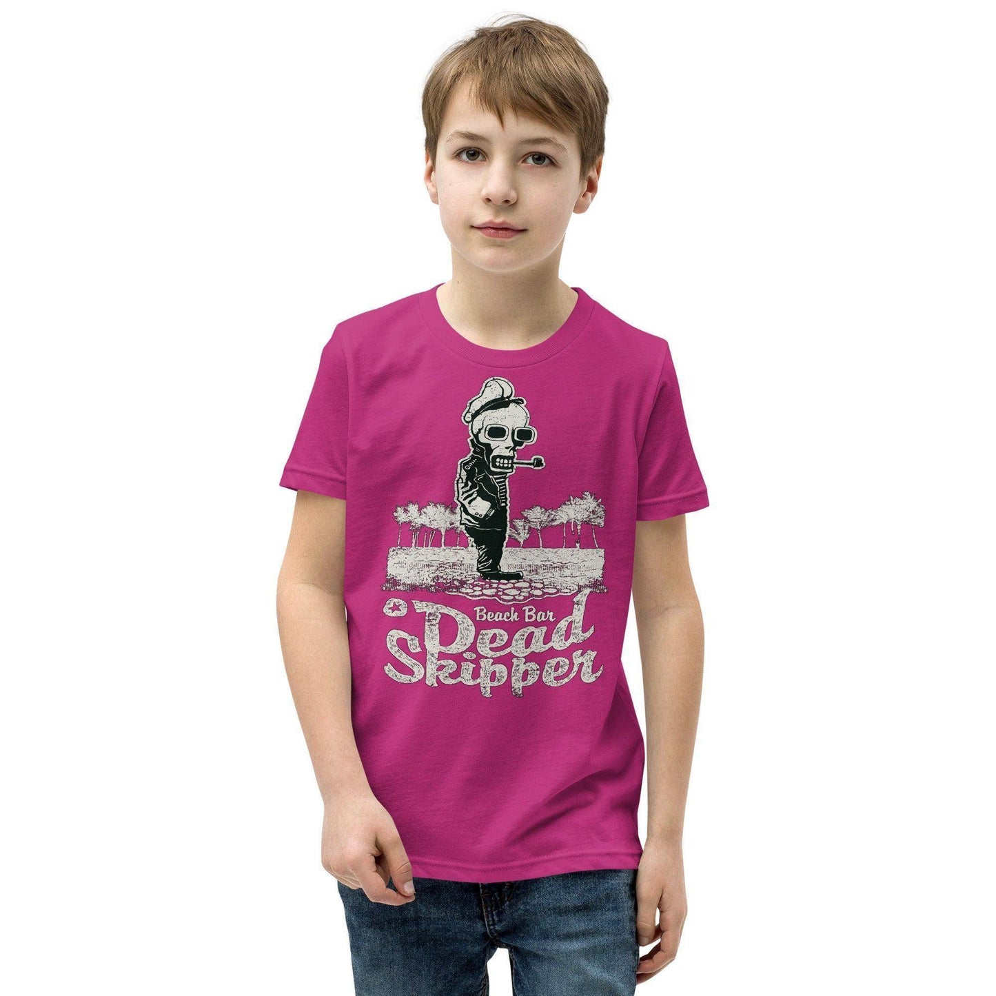 dead-skipper-t-shirt-fur-jugendliche-t-shirt-jlr-design-38055 - JLR Design