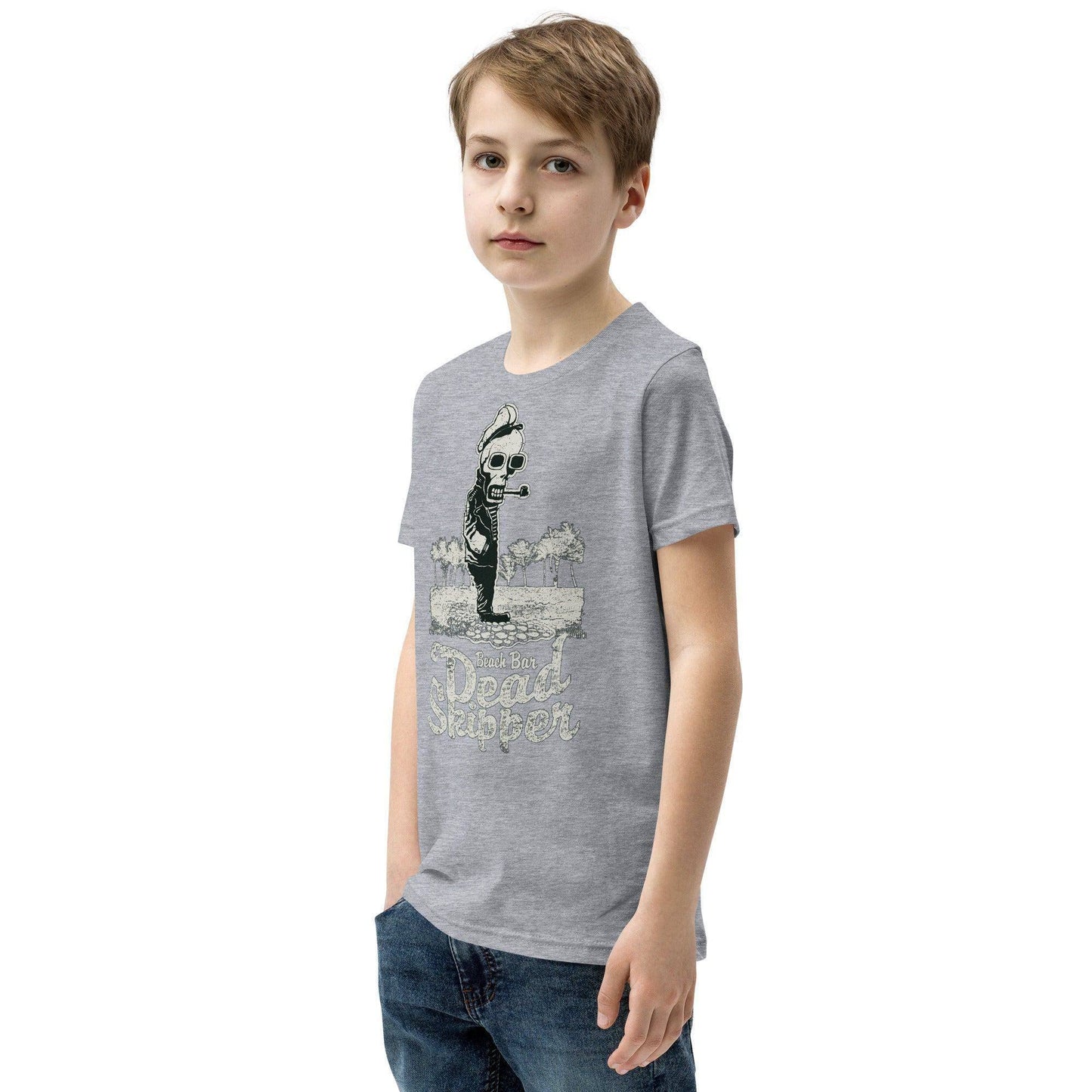 dead-skipper-t-shirt-fur-jugendliche-t-shirt-jlr-design-47116 - JLR Design