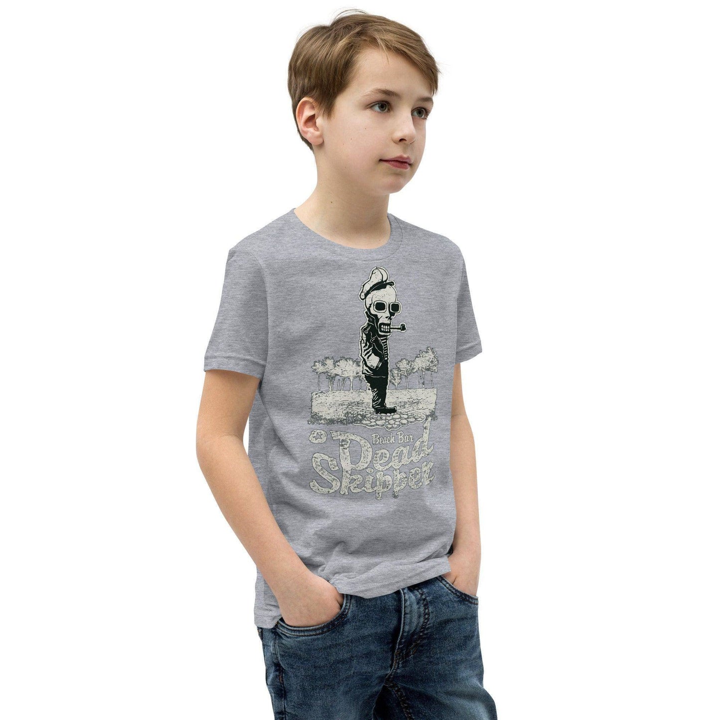 dead-skipper-t-shirt-fur-jugendliche-t-shirt-jlr-design-56029 - JLR Design