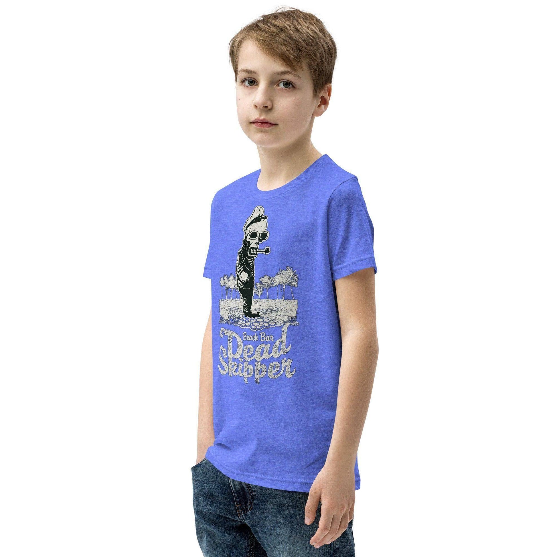 dead-skipper-t-shirt-fur-jugendliche-t-shirt-jlr-design-77306 - JLR Design
