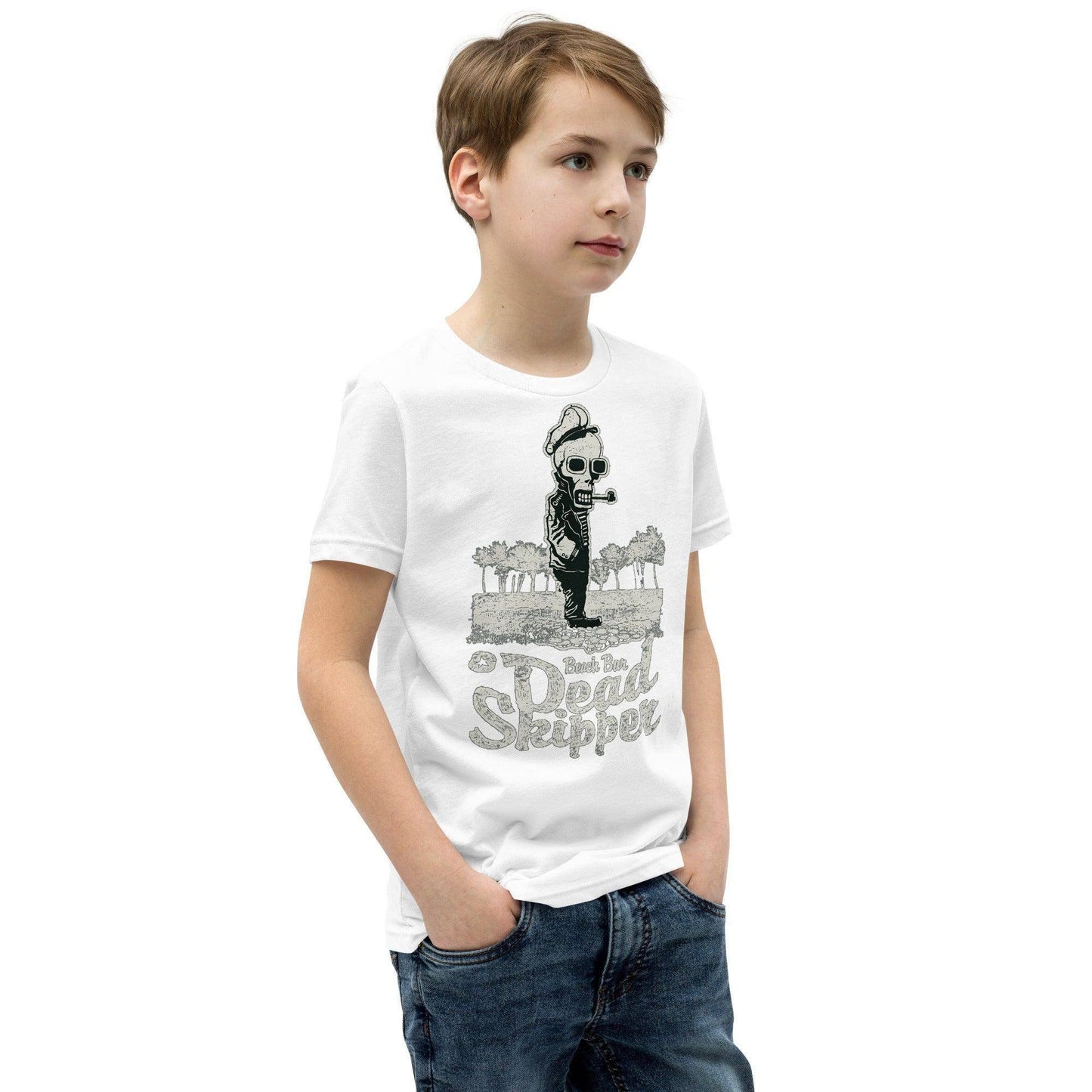 dead-skipper-t-shirt-fur-jugendliche-t-shirt-jlr-design-89172 - JLR Design