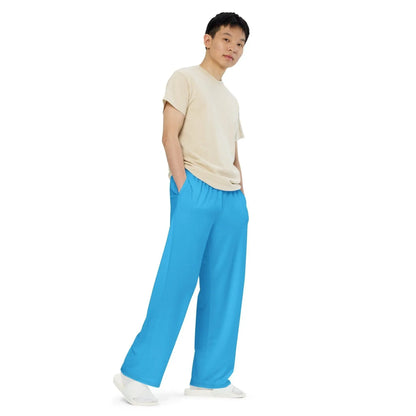 deep-sky-blue-hose-mit-weitem-bein-hose-mit-weitem-bein-jlr-design-2 - JLR Design