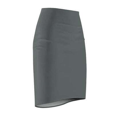 dunkelgrauer-bleistiftrock-fur-damen-eleganter-mid-waist-rock-mit-stretch-komfort-bleistiftrock-jlr-design-3 - JLR Design
