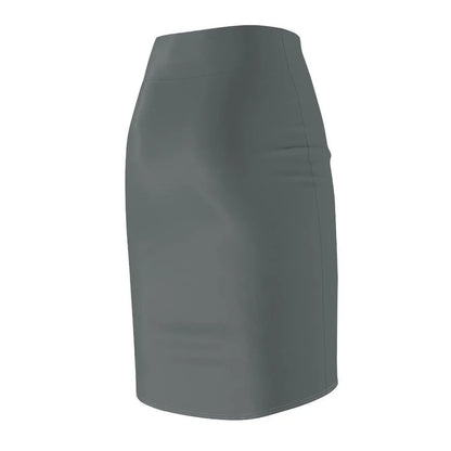 dunkelgrauer-bleistiftrock-fur-damen-eleganter-mid-waist-rock-mit-stretch-komfort-bleistiftrock-jlr-design-4 - JLR Design