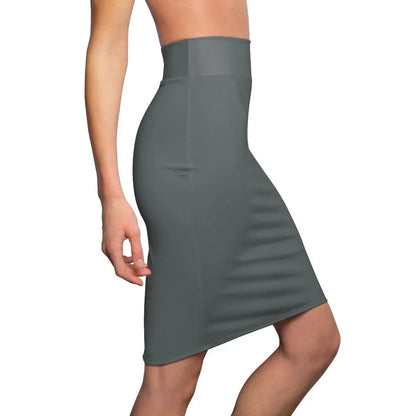 dunkelgrauer-bleistiftrock-fur-damen-eleganter-mid-waist-rock-mit-stretch-komfort-bleistiftrock-jlr-design-6 - JLR Design