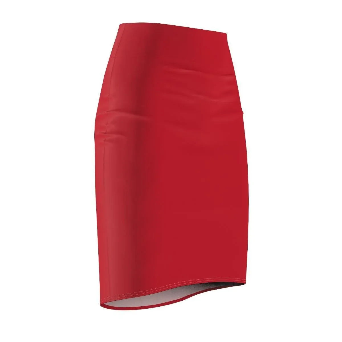 dunkelroter-bleistiftrock-fur-damen-eleganter-mid-waist-rock-mit-stretch-komfort-bleistiftrock-jlr-design-3 - JLR Design