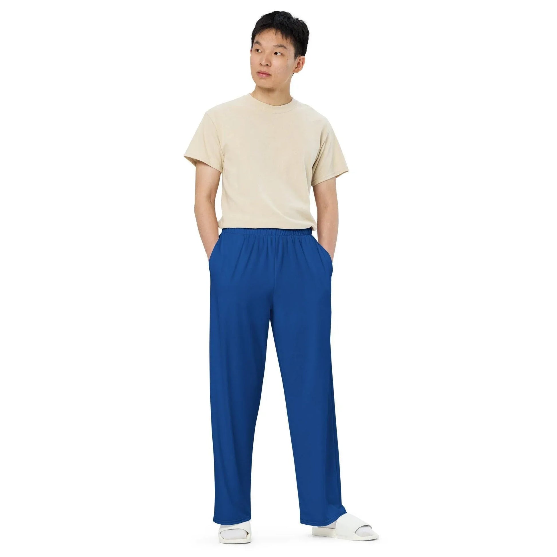 dunkle-himmelblaue-hose-mit-weitem-bein-hose-mit-weitem-bein-jlr-design-1 - JLR Design