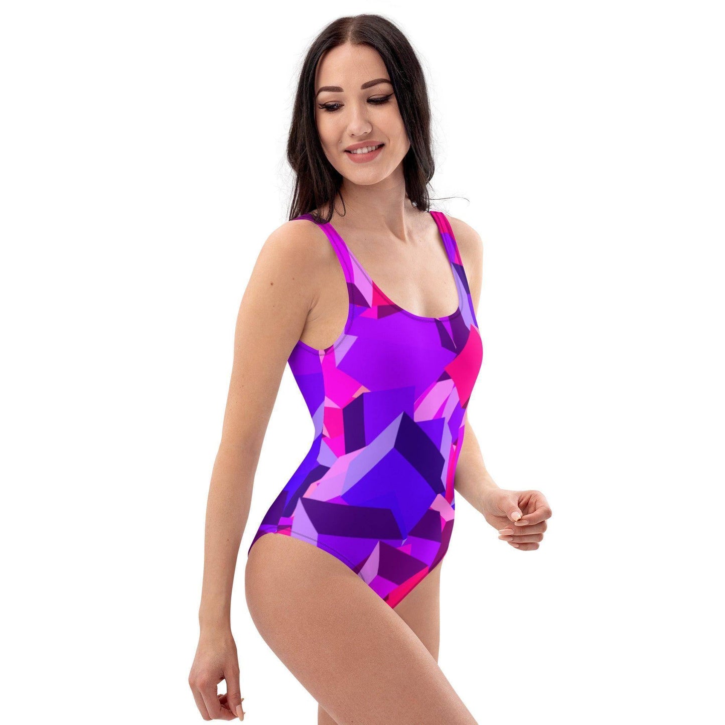 einteiliger-pink-cube-badeanzug-mit-cheeky-passform-badeanzug-jlr-design-1 - JLR Design