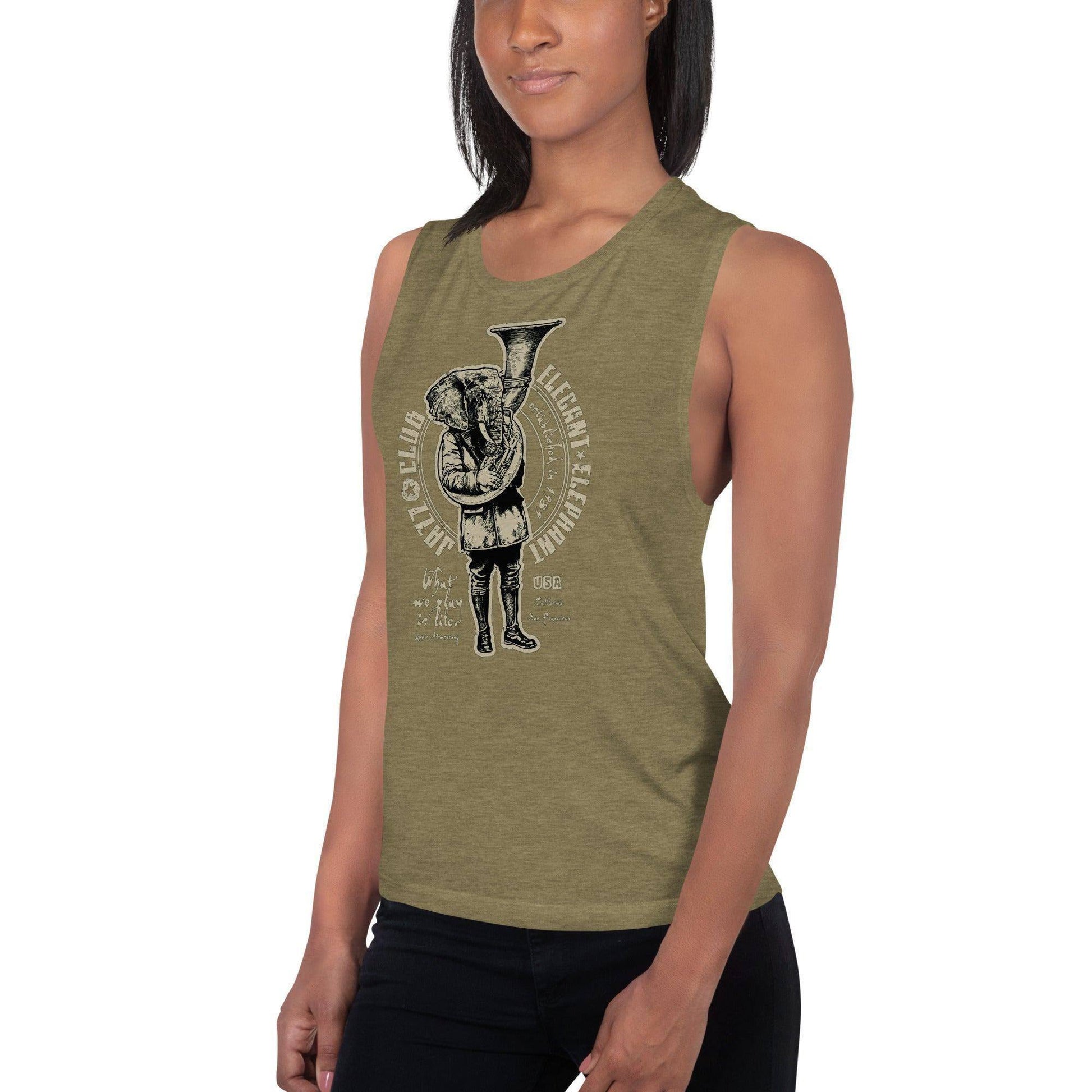 elegant-elephant-damen-tank-top-tank-top-jlr-design-8 - JLR Design