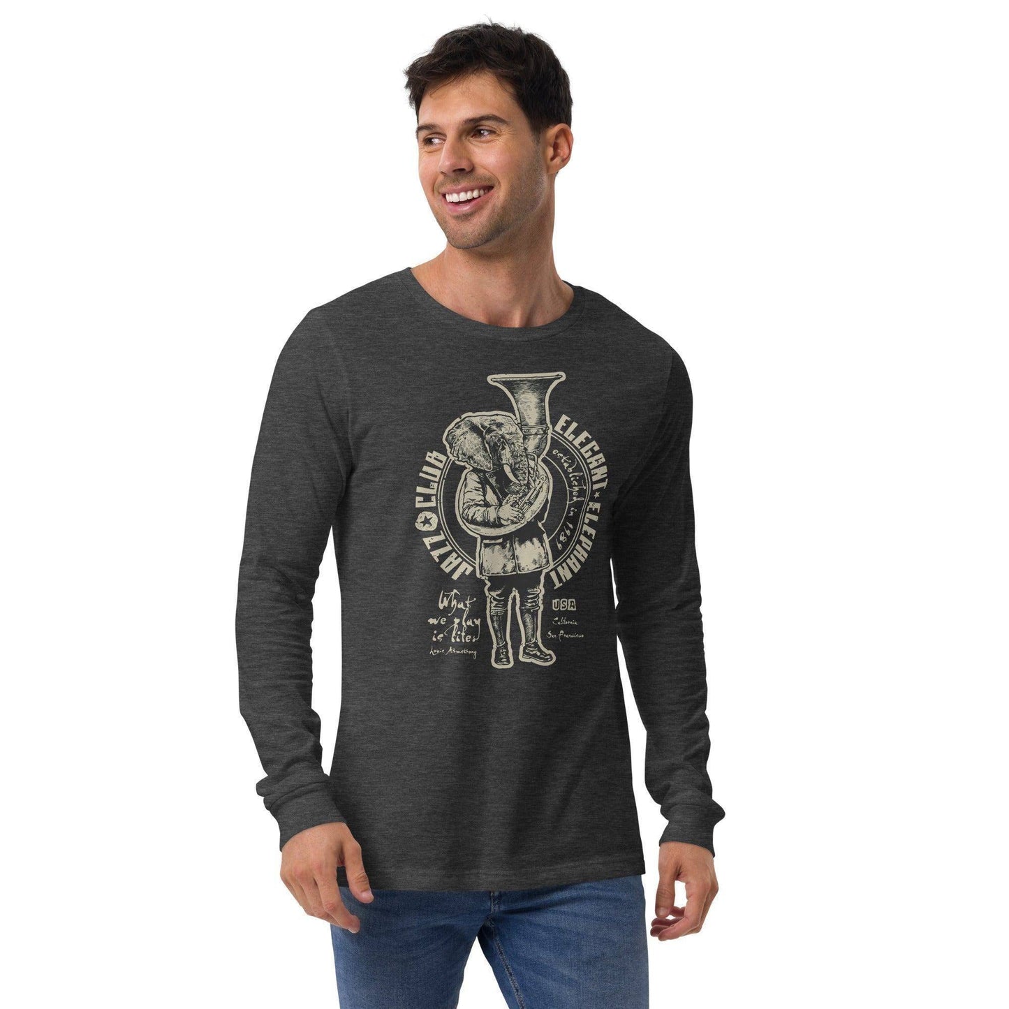elegant-elephant-langarmshirt-langarmshirt-jlr-design-13 - JLR Design