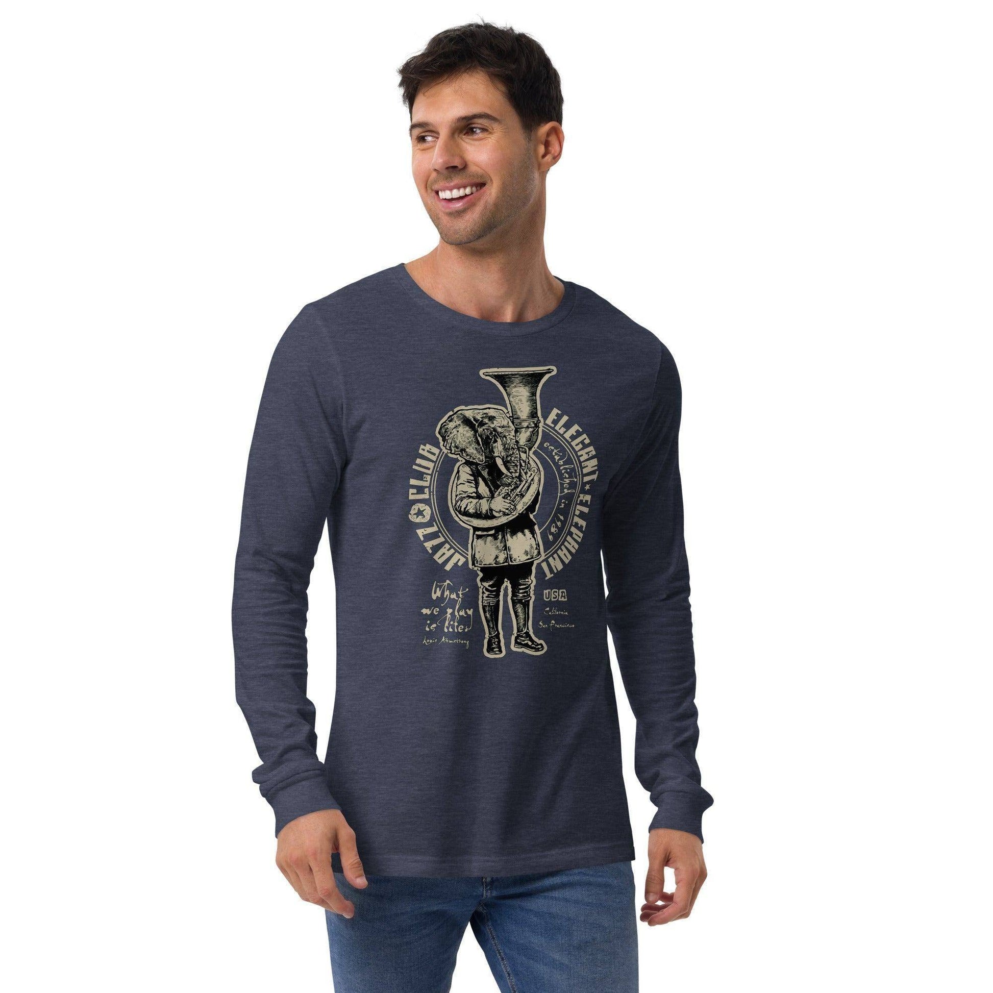 elegant-elephant-langarmshirt-langarmshirt-jlr-design-17 - JLR Design