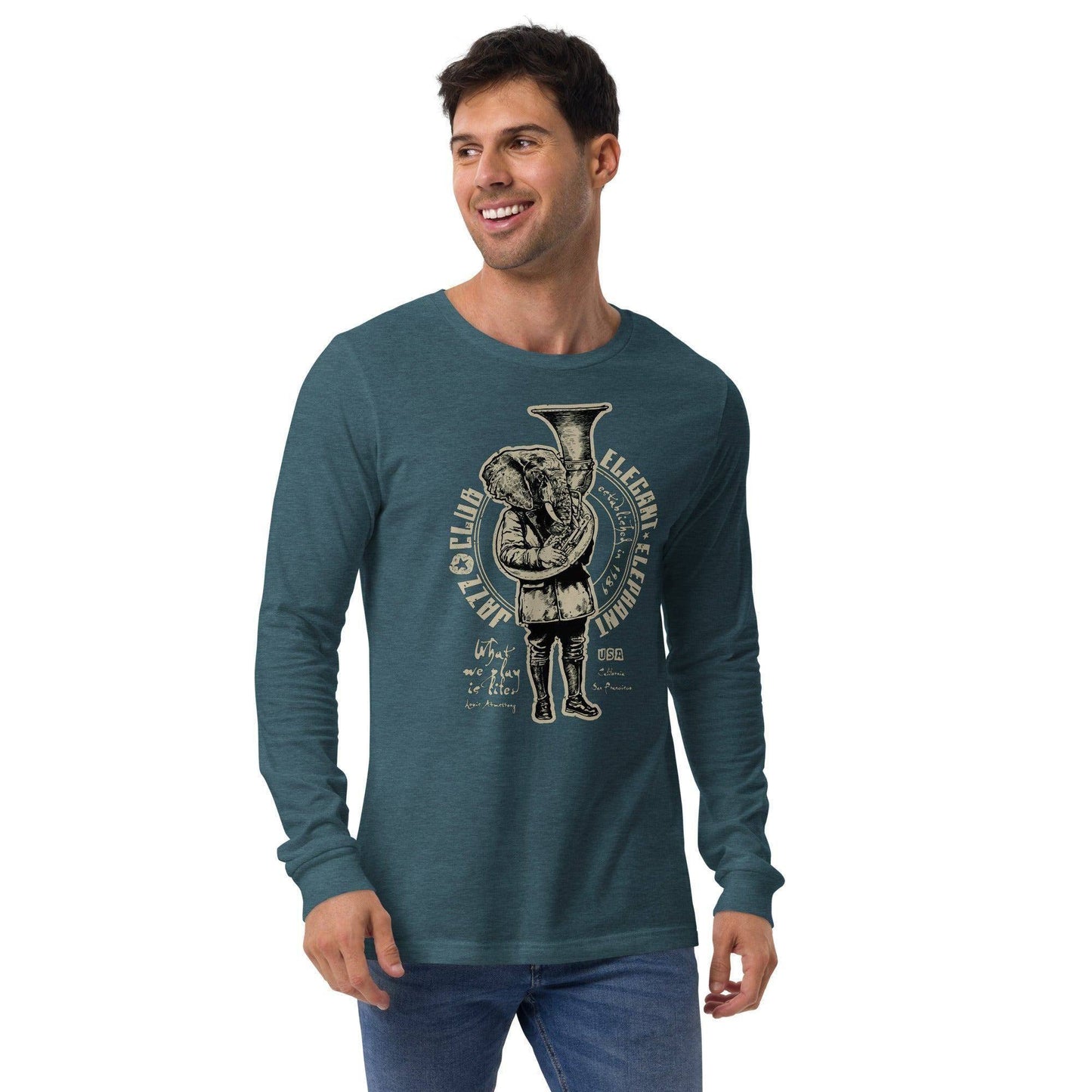 elegant-elephant-langarmshirt-langarmshirt-jlr-design-19 - JLR Design