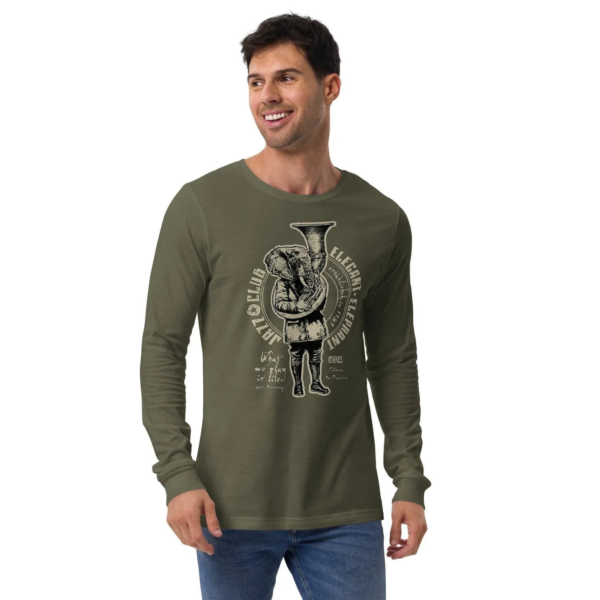 elegant-elephant-langarmshirt-langarmshirt-jlr-design-21 - JLR Design