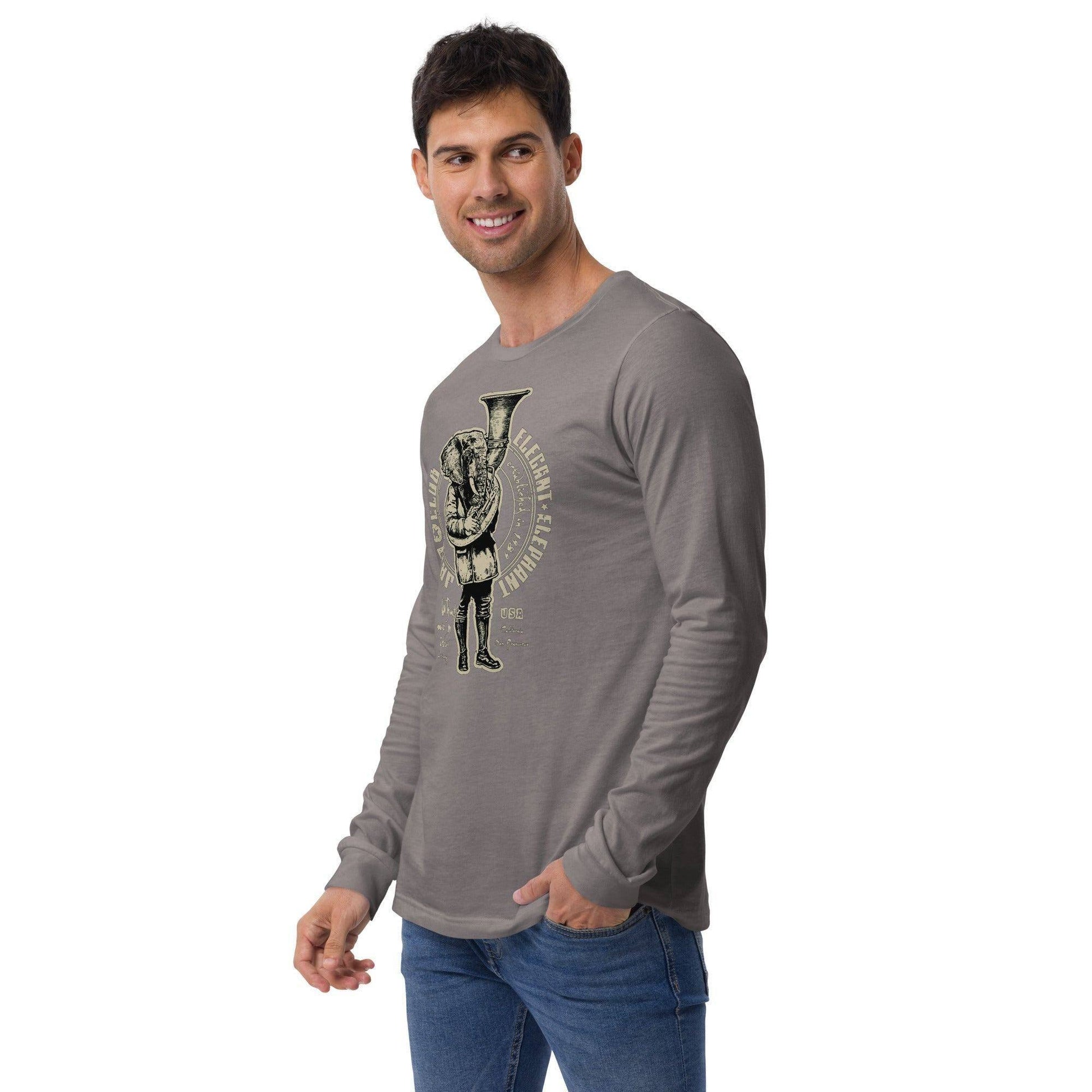 elegant-elephant-langarmshirt-langarmshirt-jlr-design-24 - JLR Design