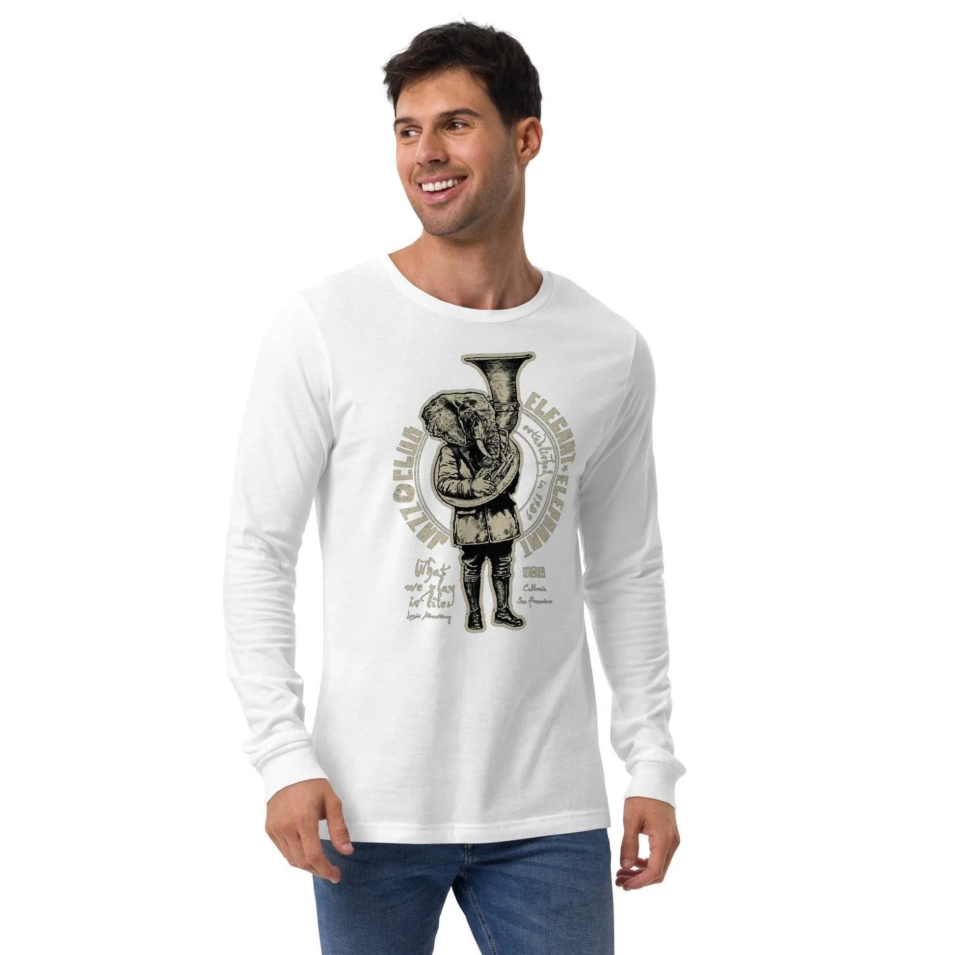 elegant-elephant-langarmshirt-langarmshirt-jlr-design-27 - JLR Design
