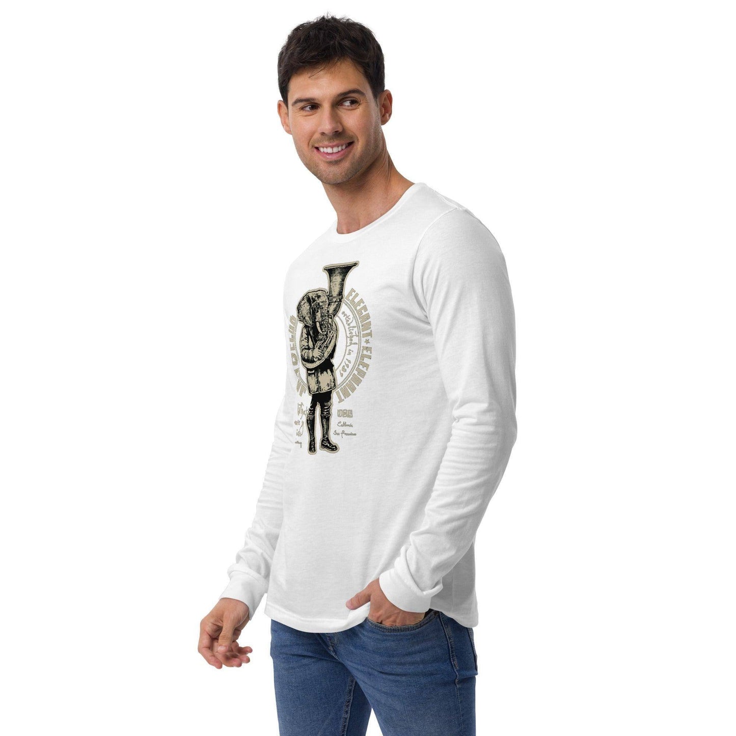 elegant-elephant-langarmshirt-langarmshirt-jlr-design-28 - JLR Design
