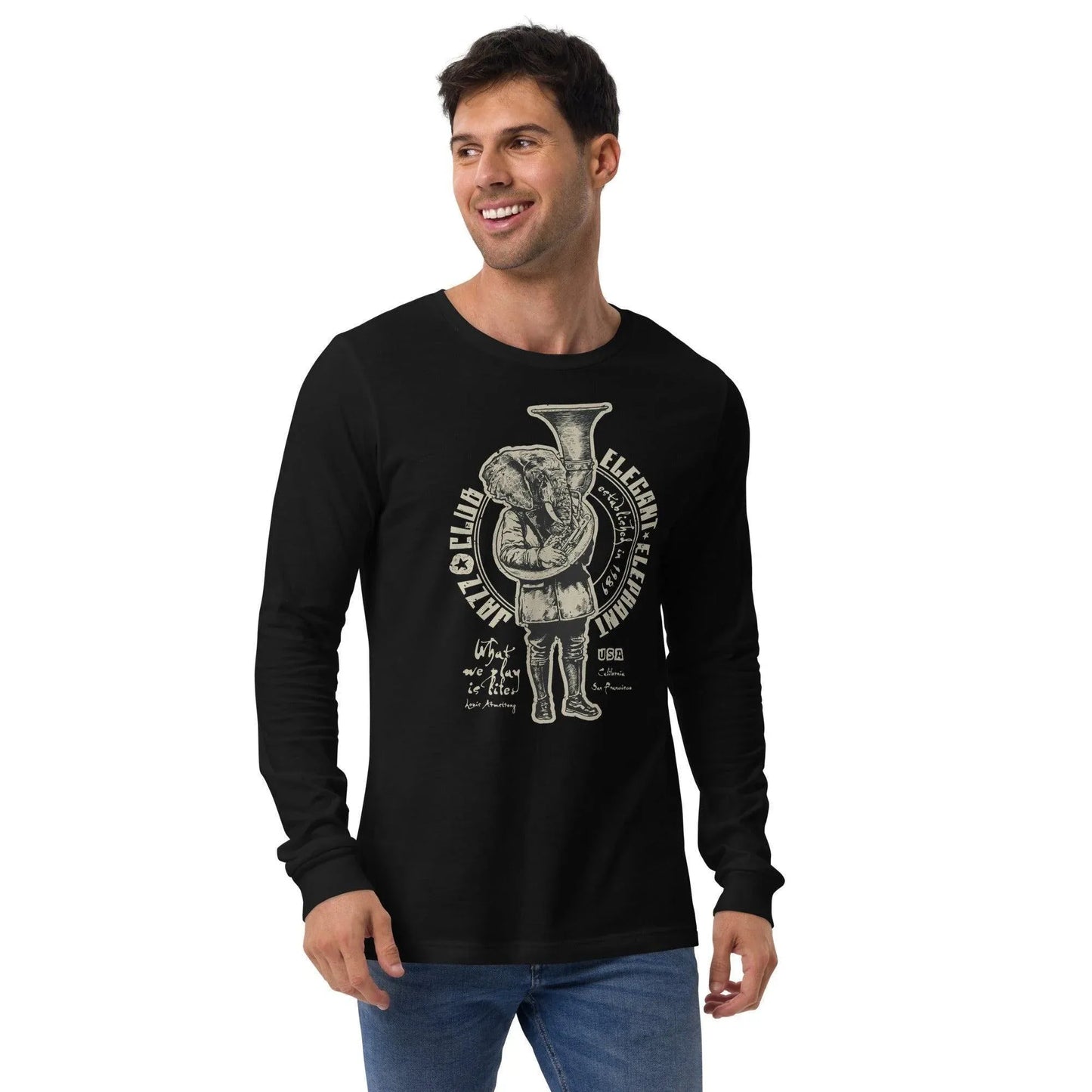 elegant-elephant-langarmshirt-langarmshirt-jlr-design-4 - JLR Design