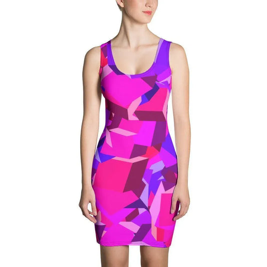 elegantes-pink-cube-kleid-kleid-jlr-design-1 - JLR Design