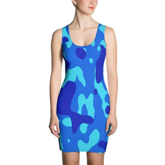 enganliegendes-blue-camouflage-kleid-kleid-jlr-design-1 - JLR Design